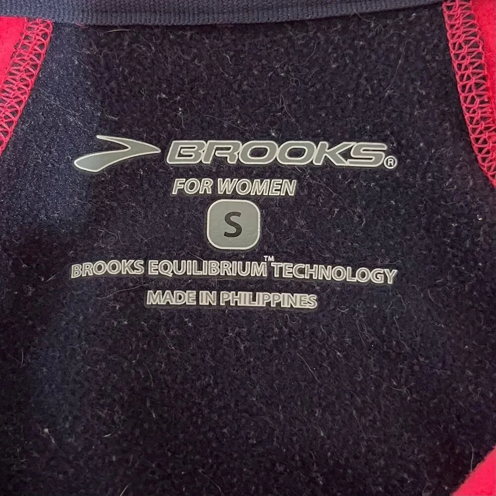 Brooks Activewear Running Quarter-Zip Pullover size Small - Picture 6 of 6